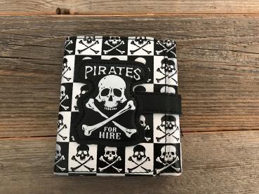 Geldbeutel Pirates schwarz/weiss