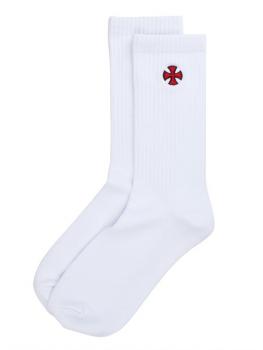 Indepentent Cross Sock Withe/Black