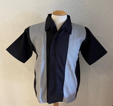 Workershirt grau / schwarz