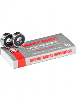 Bones Bearings Swiss Labyrinth L2 (Silver/Black)