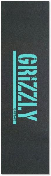 Grizzly Stamp Print Griptape Black/Diamond Blue