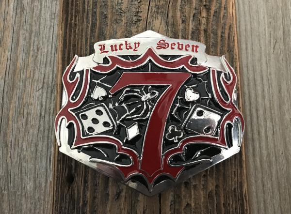 Lucky 7 Spin Medium Buckle