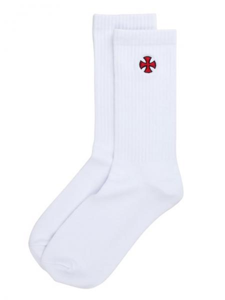 Indepentent Cross Sock Withe/Black