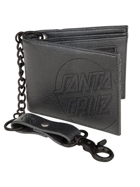 Santa Cruz Opus Dot Chain Wallet Noir