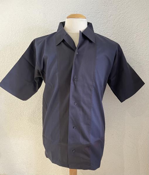 Workershirt nachtblau / schwarz