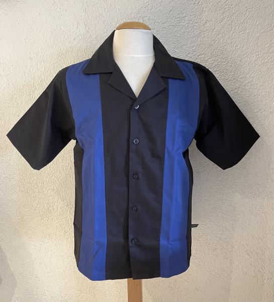 Workershirt schwarz / blau
