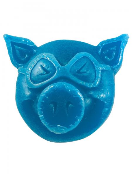 Pig Pig Head Wax Blue